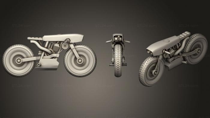 Vehicles (Cyber Punk Bike, CARS_0131) 3D models for cnc